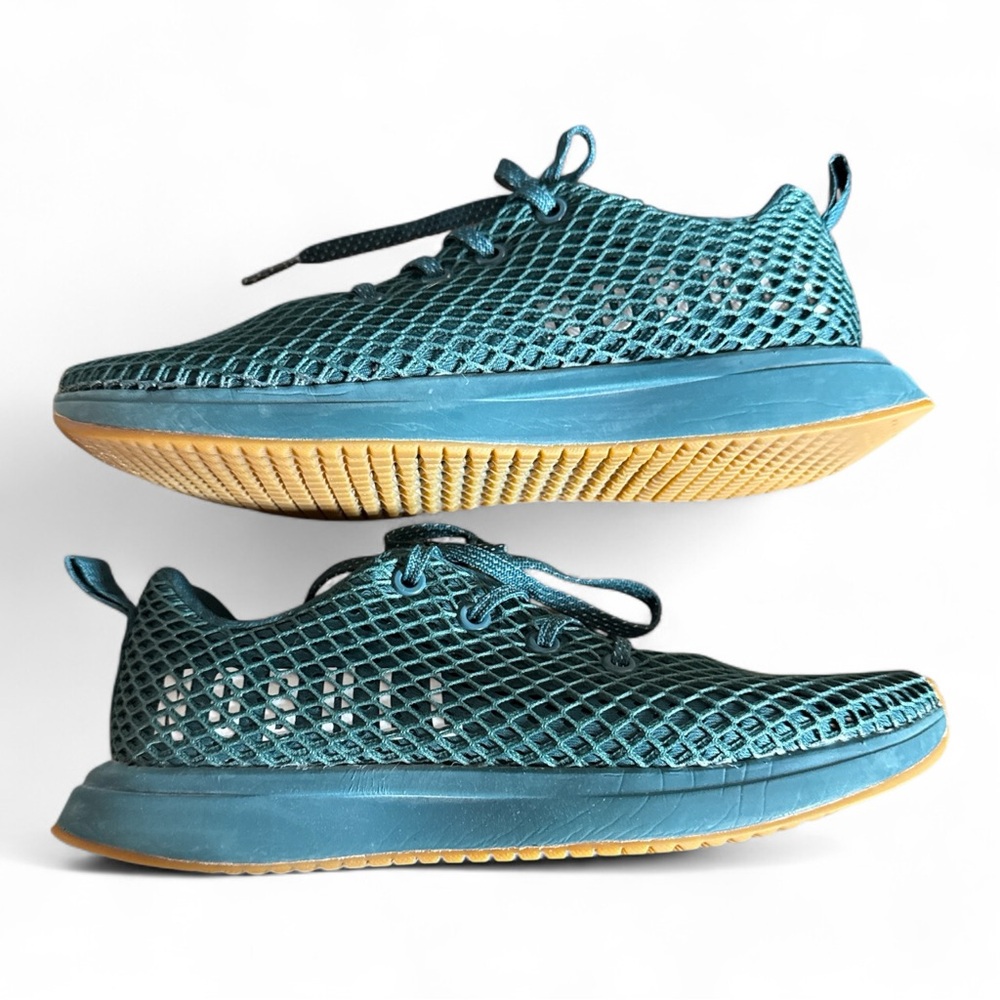 NoBull Mesh Runner Blue Teal Sneakers Men’s 7 Womens 8.5 Shoes Work Out